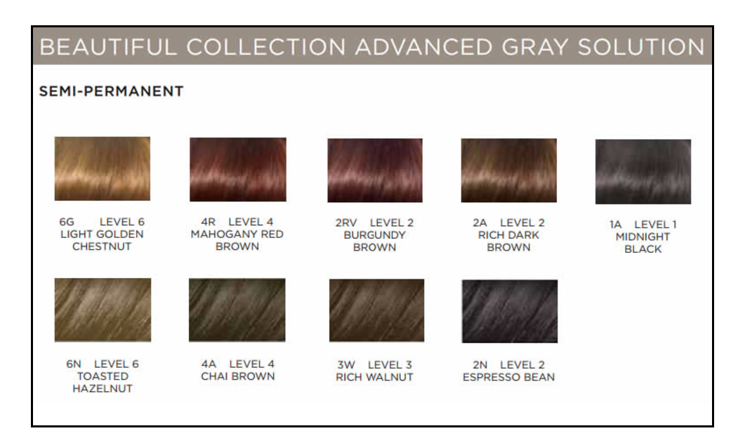 CLAIROL BEAUTIFUL COLLECTION ADVANCED GRAY SOLUTION